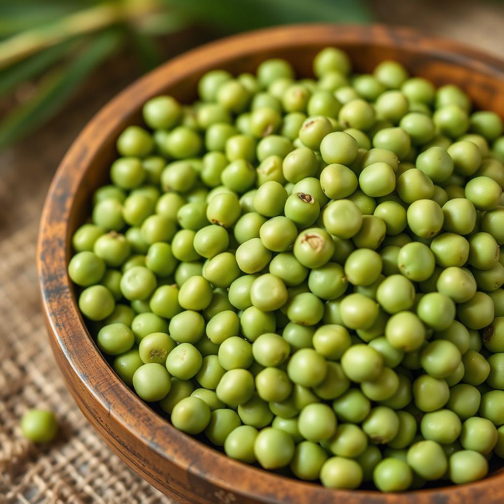 Whole Green Moong whole grain product in export-ready food packaging
